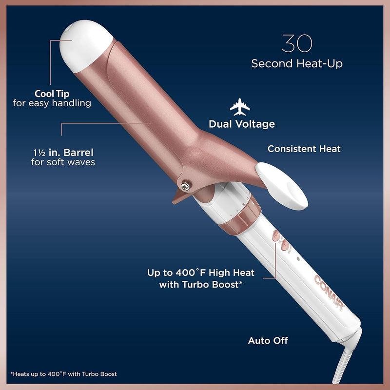 Conair Double Ceramic CD703GNC 1.5 in Curling Iron
