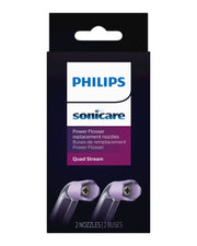 Philips Sonicare Power Flosser Quad Stream Tips, 2 Pack