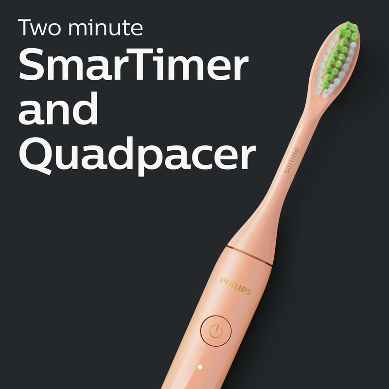 Philips One by Sonicare Rechargeable Toothbrush HY1200/25, Champagne