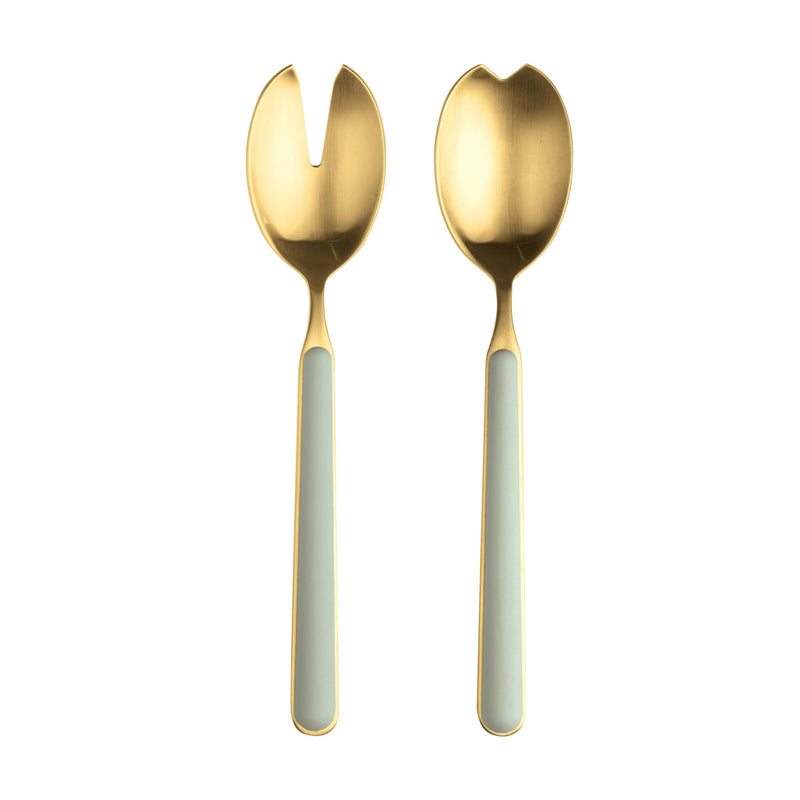 Mepra - Fantasia Ice Gold Salad Sage - 2-Piece Serving Set