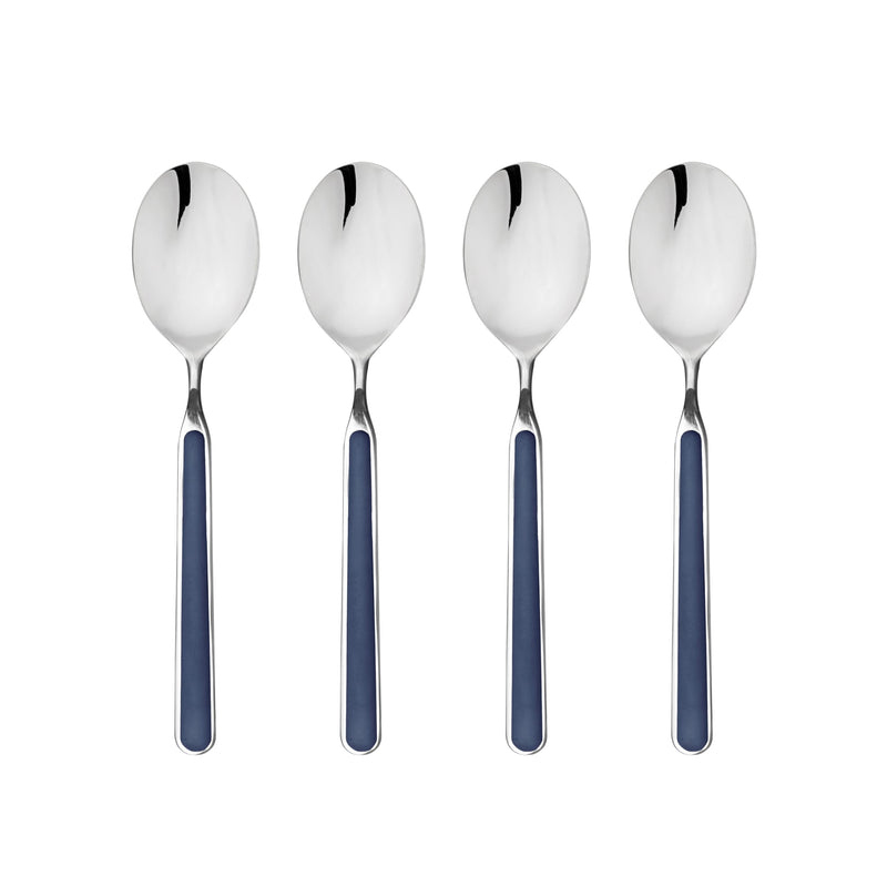 Mepra - Fantasia American Cobalt - Set de 4 cuillères à café