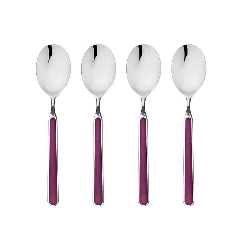 Mepra - Fantasia American Light Mauve - Set de 4 cuillères à café