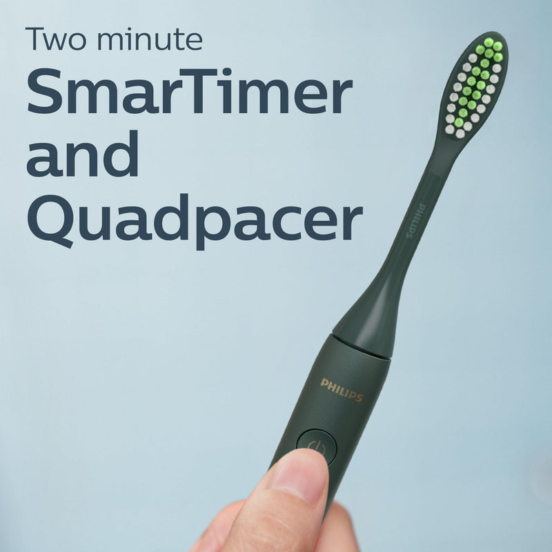 Philips One by Sonicare Rechargeable Toothbrush HY1200/28, Green