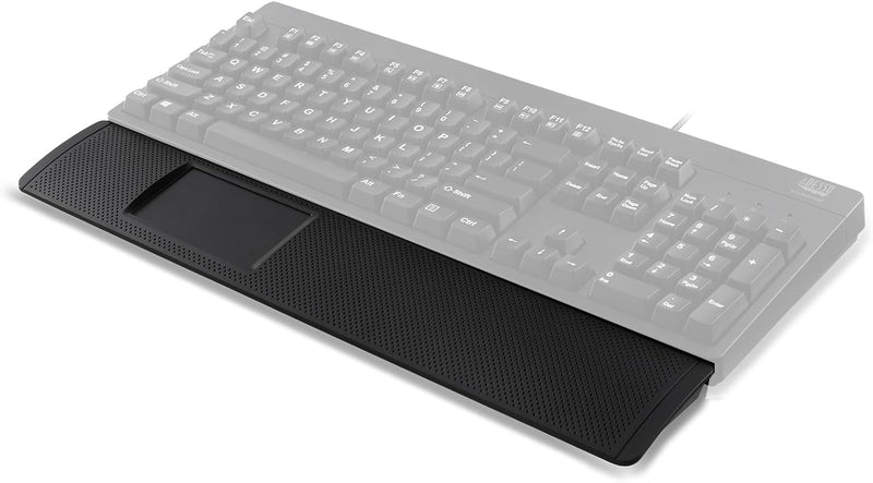 Adesso – Pavé tactile sans fil avec repose-poignets, pavé tactile multi-gestes 1600 ppp, design ergonomique ambidextre – Noir