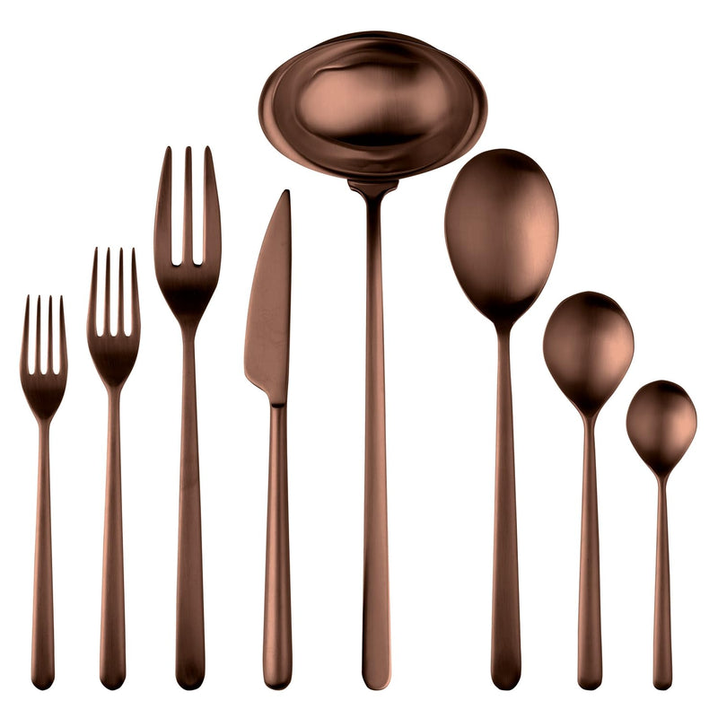 Mepra - Linea Ice Bronze - 43-Piece Flatware Set