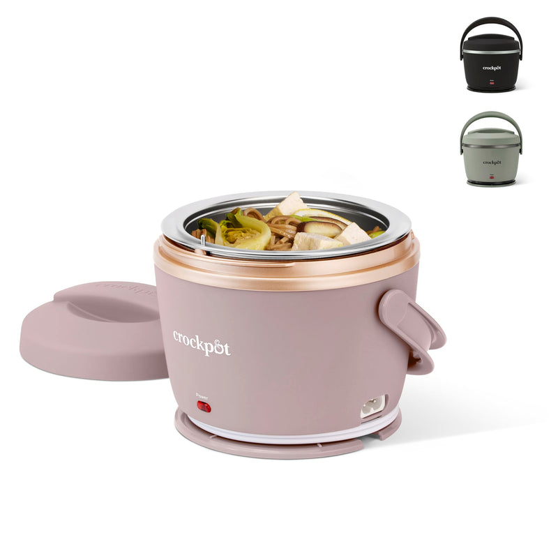 Crock-Pot Lunch Crock 2180801 20 oz Food Warmer, Blush Pink
