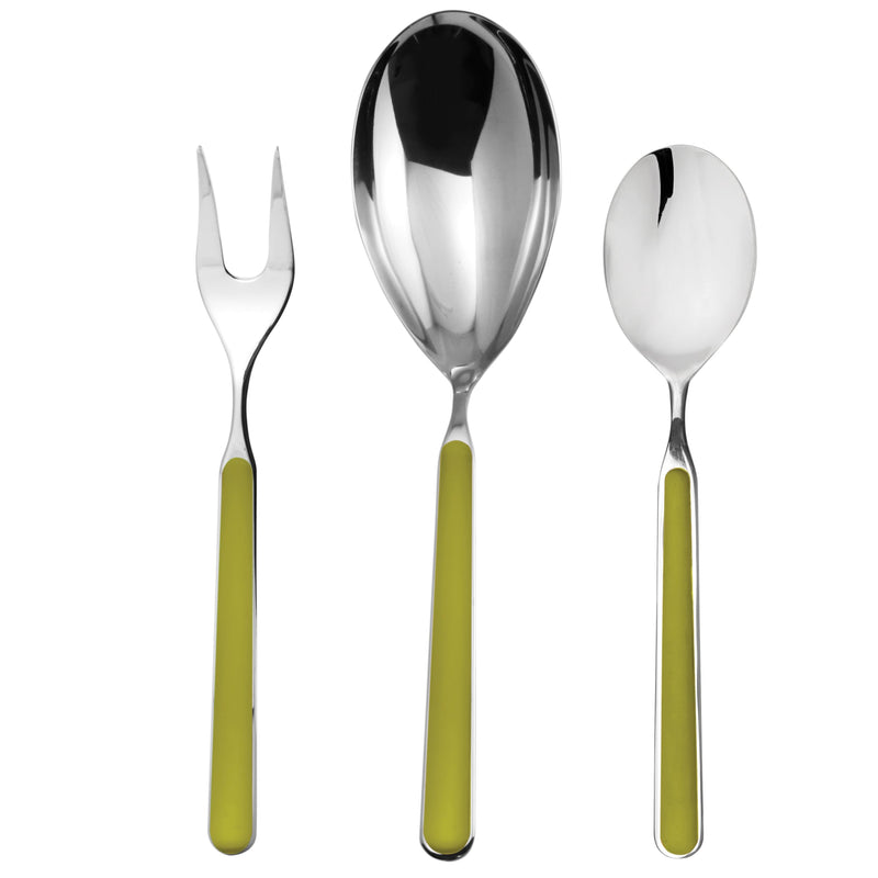 Mepra - Fantasia Vert Olive - Service de 3 pièces
