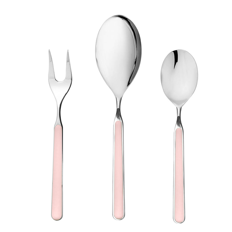 Mepra - Fantasia Vieux Rose - Ménagère de service 3 pièces