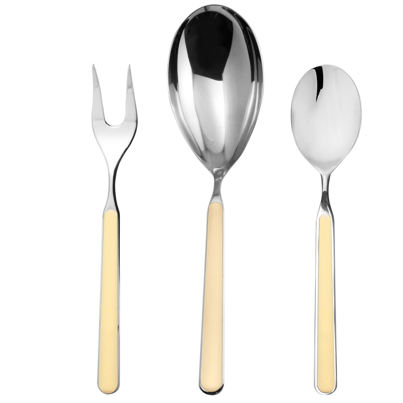 Mepra - Fantasia Vanilla - Ménagère de service 3 pièces