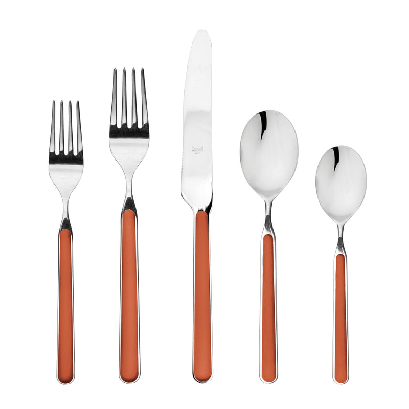 Mepra - Fantasia Rust - 5-Piece Flatware Set