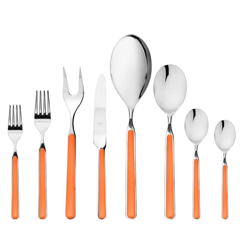 Mepra - Fantasia Carrot - 43-Piece Flatware Set