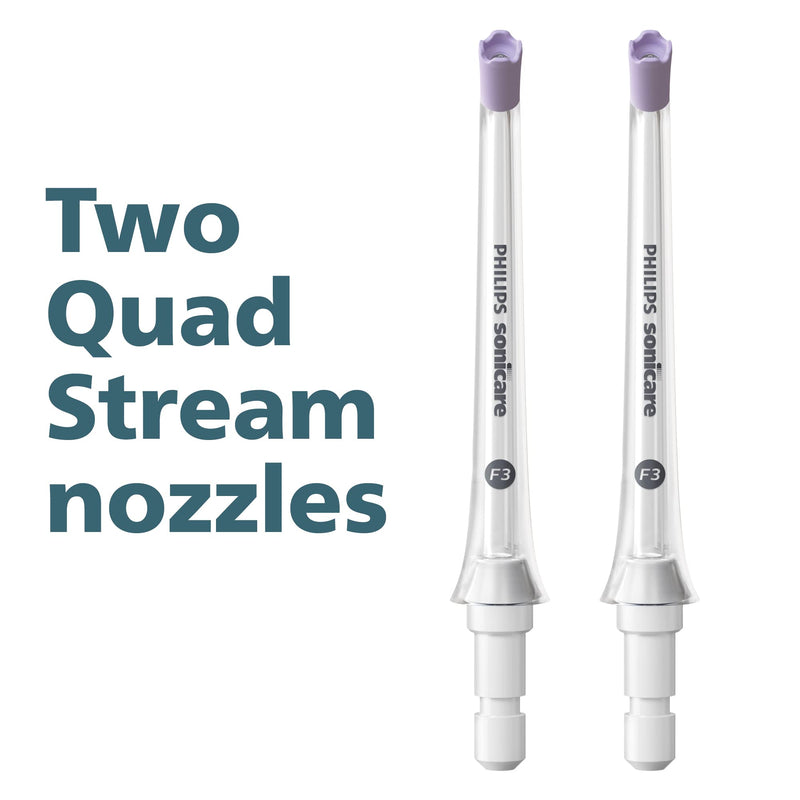 Philips Sonicare Power Flosser Quad Stream Tips, 2 Pack