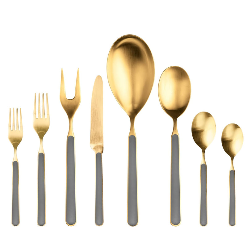 Mepra - Fantasia Ice Gold Vicuna - 43-Piece Flatware Set
