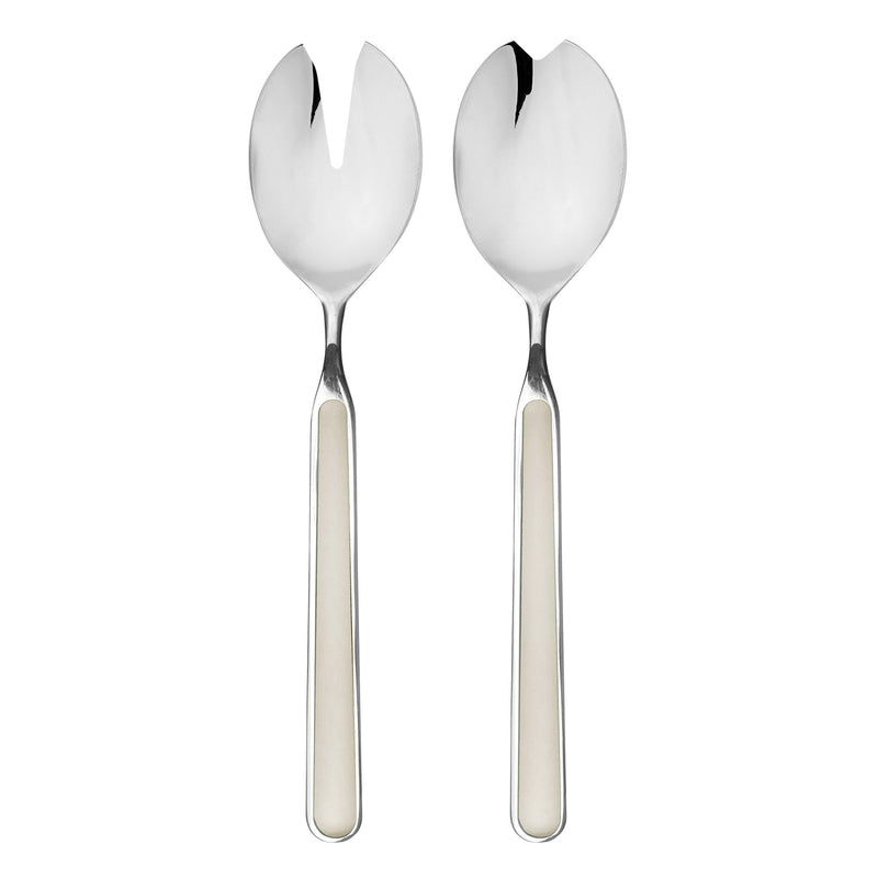 Mepra - Couverts à salade Fantasia Tourterelle - Ensemble de 2 pièces