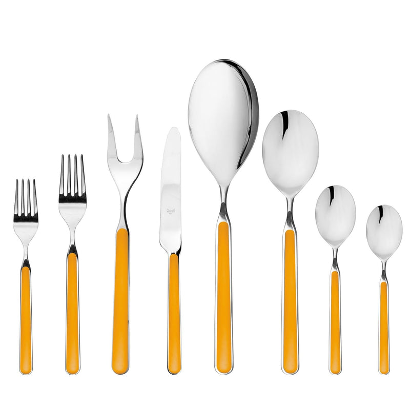 Mepra - Fantasia Mustard - 43-Piece Flatware Set