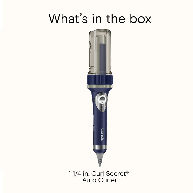 Conair Curl Secret CD1032C 1.25 in Auto Curler, Navy
