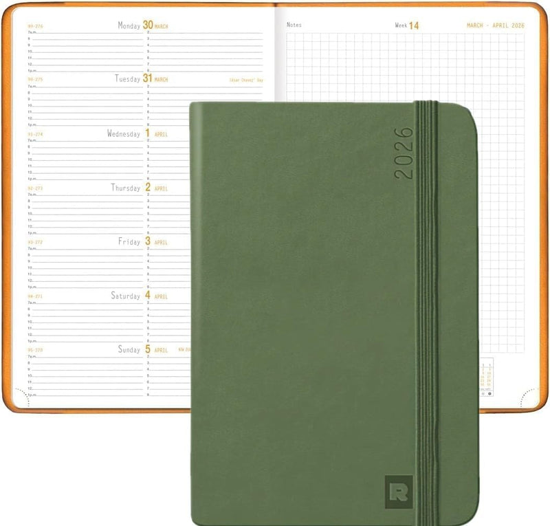 Rhodia - Webplanner 2026 - Organiseur hebdomadaire vertical