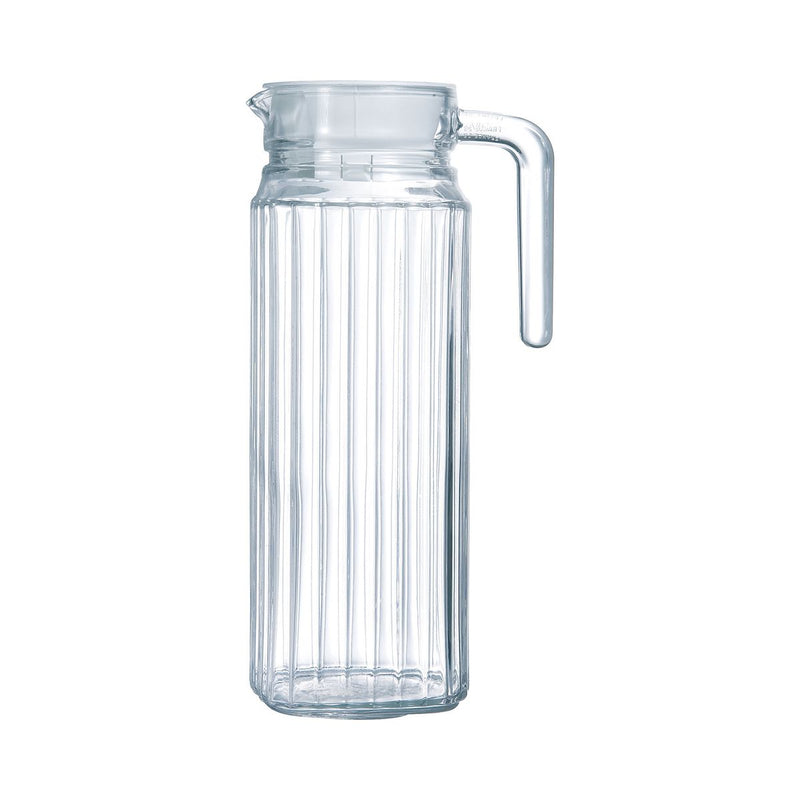 Luminarc – Quadro Glass Pitcher with Lid – 1.1 L – product view