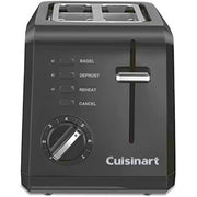Cuisinart 2-Slice Compact Toaster in black – view 4