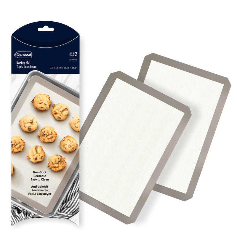 Danesco - Tapis de cuisson en silicone - lot de 2