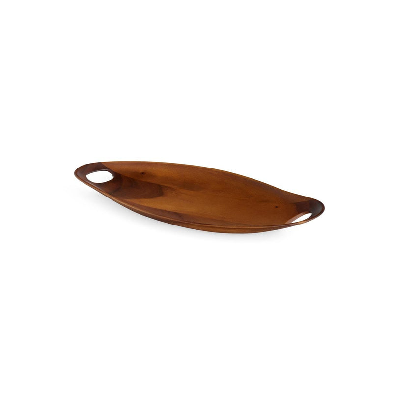 Nambé Portables Acacia Wood Serving Tray | 18 in (45.7 cm) - product view