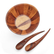 Nambé Harmony 3-Piece Salad Set - rear view.