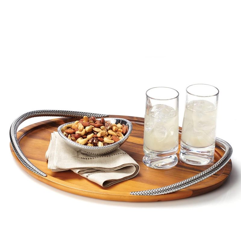 Nambé - Braid Serving Tray | 19 in / 48.3 cm - view 2