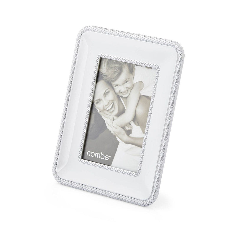 Nambé Braid Photo Frame | 4 x 6 in (10.2 x 15.2 cm) - product view