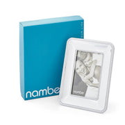 Nambé Braid Photo Frame with packaging.