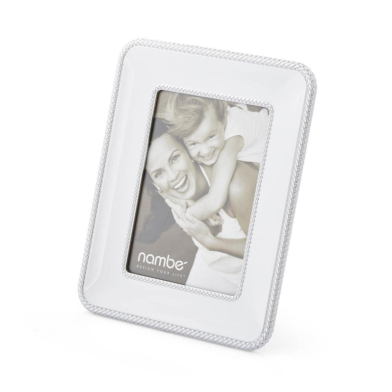 Nambé Braid Photo Frame | 5 x 7 in (12.7 x 17.8 cm) - product view