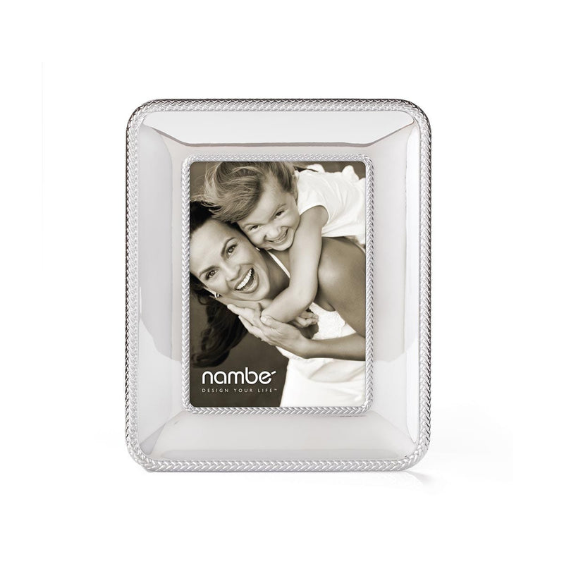 Nambé Braid Photo Frame | 5 x 7 in (12.7 x 17.8 cm) - product view