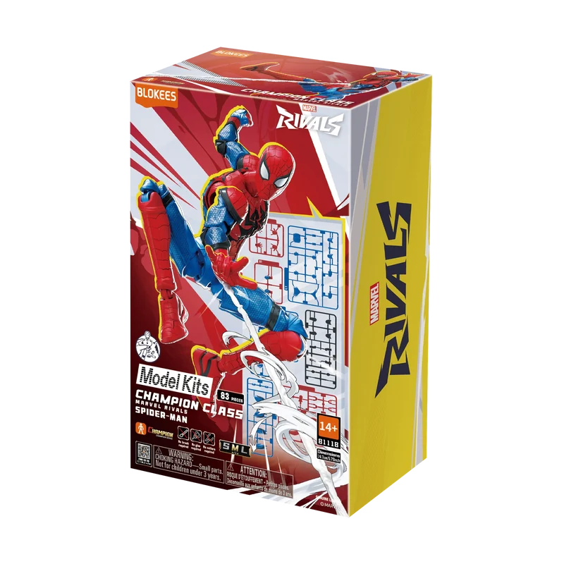 BLOKEES - Marvel Rivals Champion Class 06 Spider-Man Model Kits | Blokees