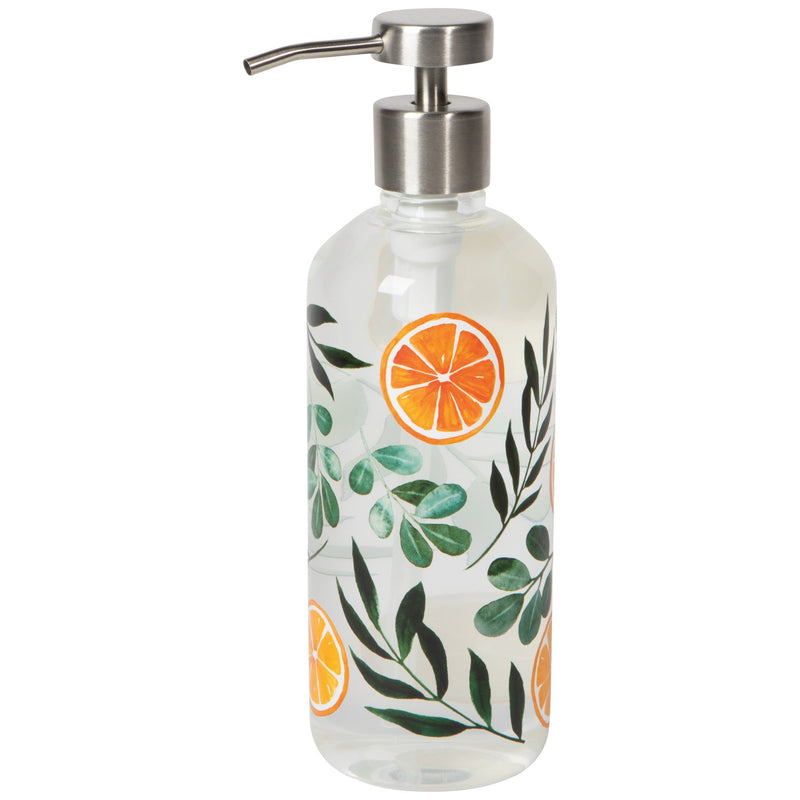 Now Designs - Cedar & Citrus Glass Soap Pump