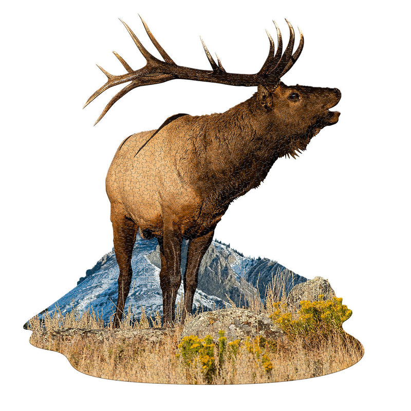 Madd Capp Puzzles – I Am Elk Jigsaw Puzzle | 1000 Pieces – completed puzzle