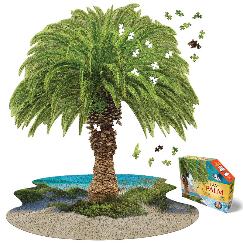Madd Capp Puzzles – I Am Palm Jigsaw Puzzle | 1000 Pieces – puzzle and packaging
