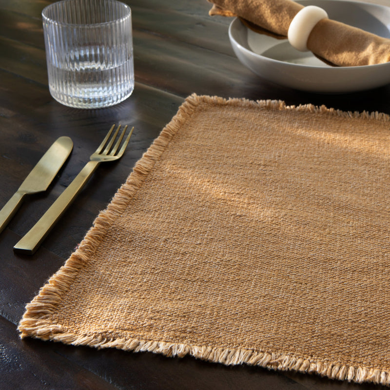 Heirloom - Montage Ochre Placemat - lifestyle