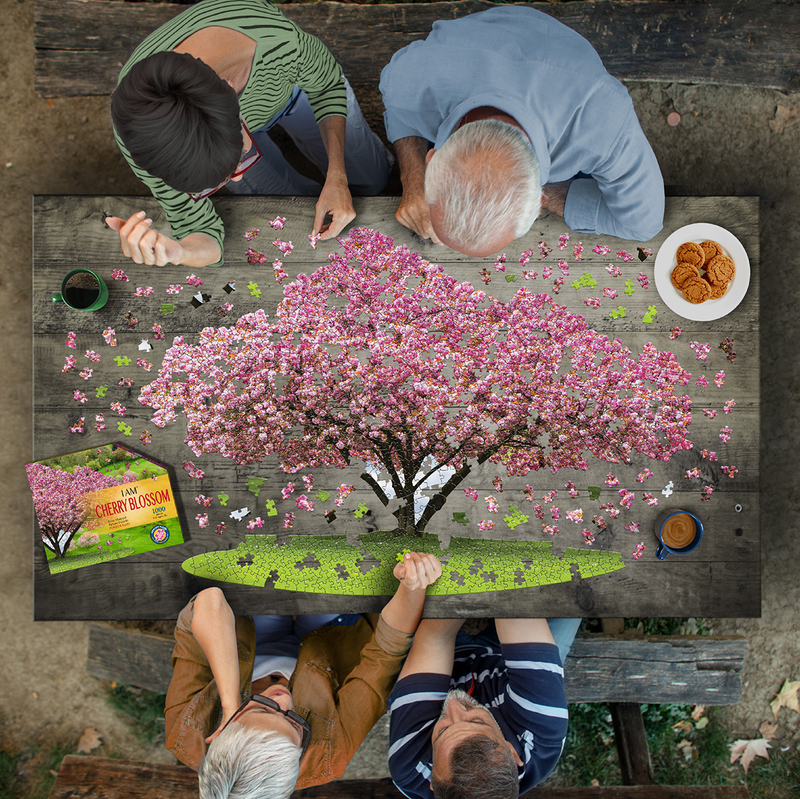Madd Capp Puzzles – I Am Cherry Blossom Jigsaw Puzzle | 1000 Pieces – lifestyle view