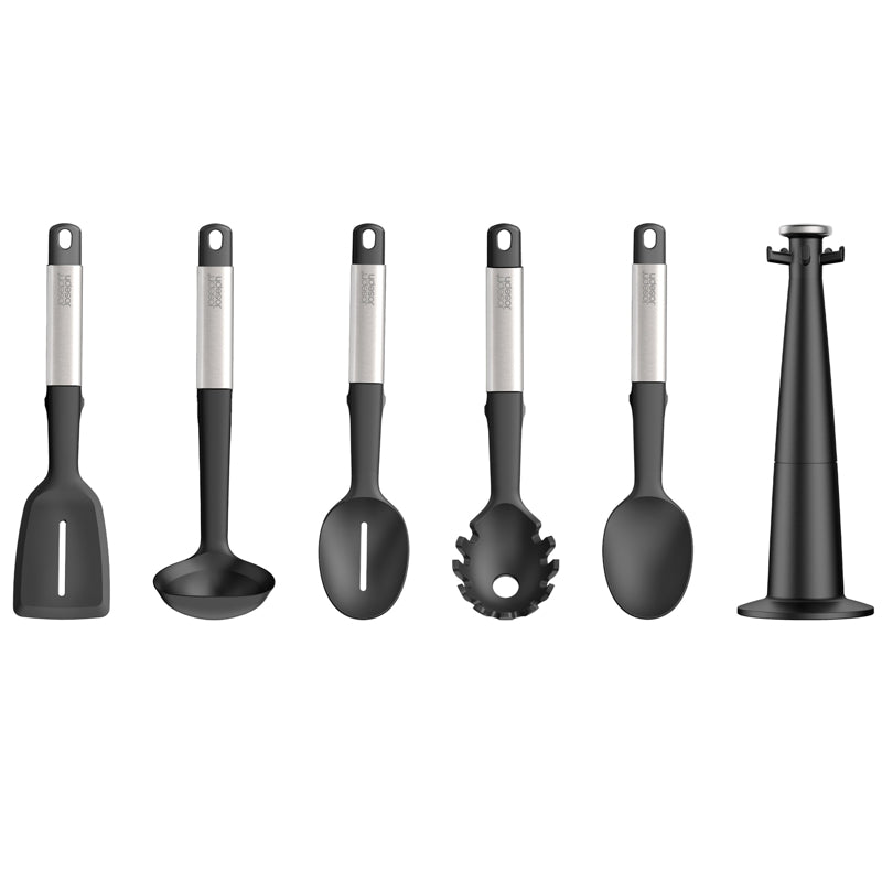 Joseph Joseph - Ustensiles en silicone Elevate™ avec support (set de 5)