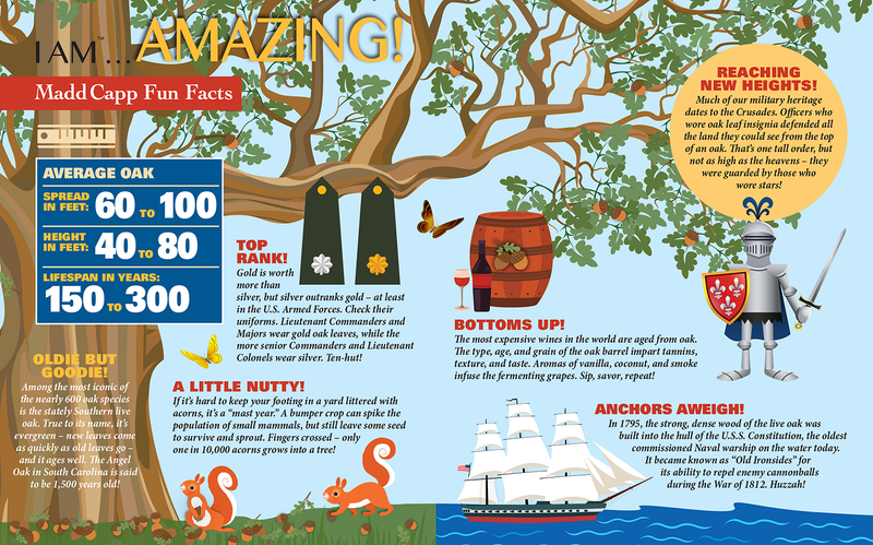 Madd Capp Puzzles – I Am Oak Jigsaw Puzzle | 1000 Pieces – educational Fun Facts insert