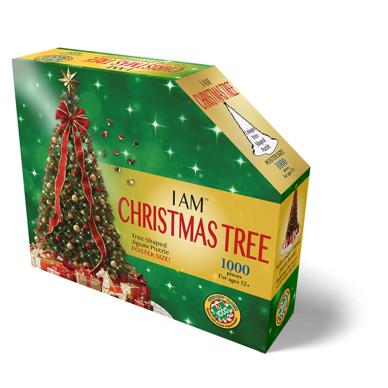 Madd Capp Puzzles – I Am Christmas Tree Jigsaw Puzzle | 1000 Pieces – front of packaging