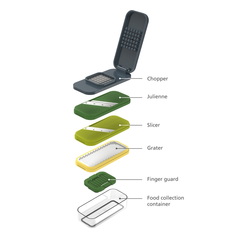 Joseph Joseph - Ensemble de découpe compact Multi-prep™ 4 en 1