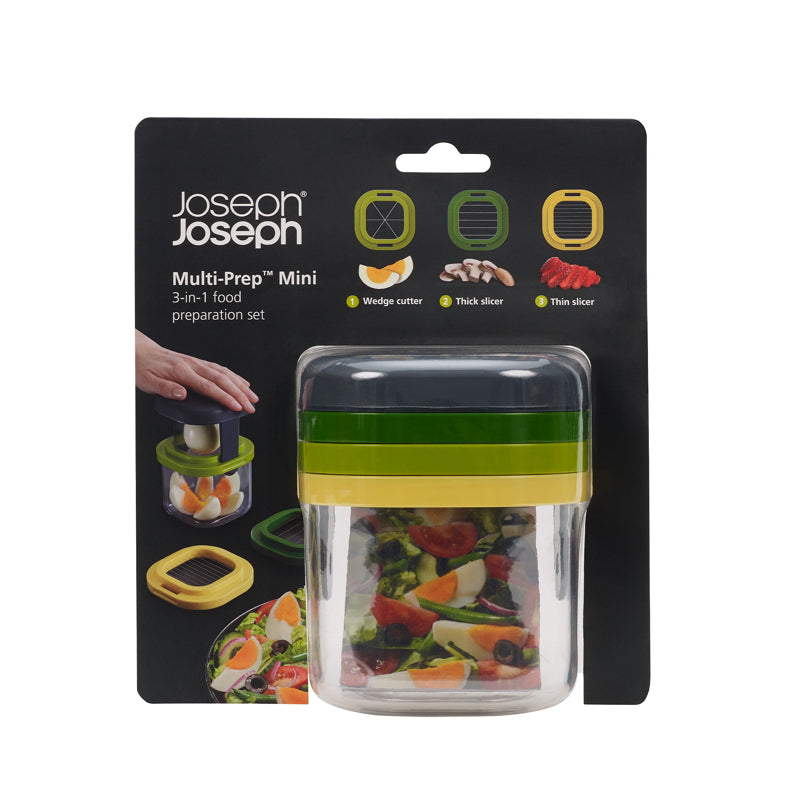 Joseph Joseph - Kit de préparation alimentaire Multi-Prep™ Mini 3 en 1