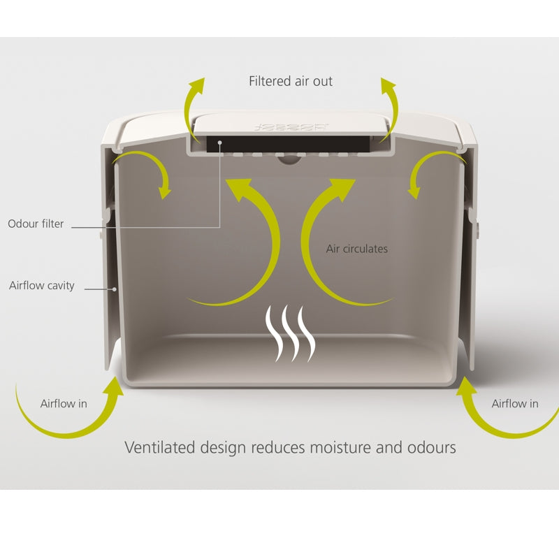 Joseph Joseph - STACK™ 4 Bac à déchets alimentaires 