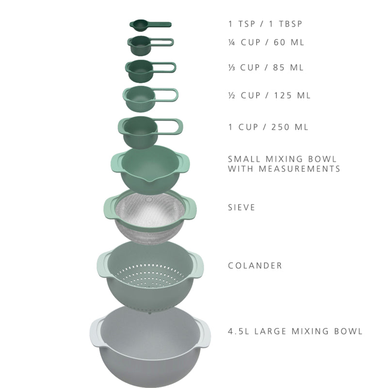 Joseph Joseph - Nest™ 9 Plus Set de préparation culinaire (lot de 9)