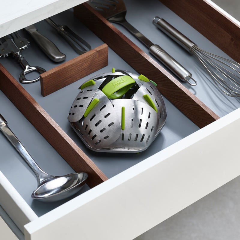 Joseph Joseph - Bloom™ Steel Folding Steamer Basket | 16 cm / 6.3 in