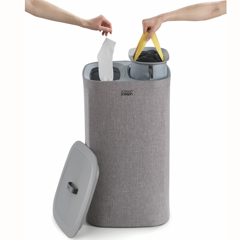Joseph Joseph - Panier à linge Tota™ Easy-Empty - Gris | 60 L