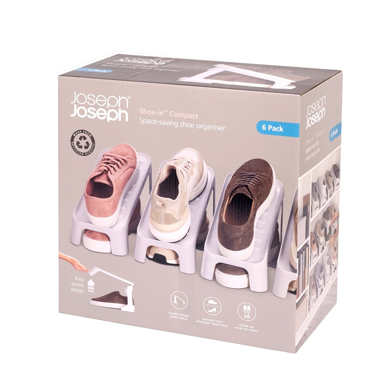 Joseph Joseph - Shoe-In™ Compact Shoe Storage Caddies (Set of 6)