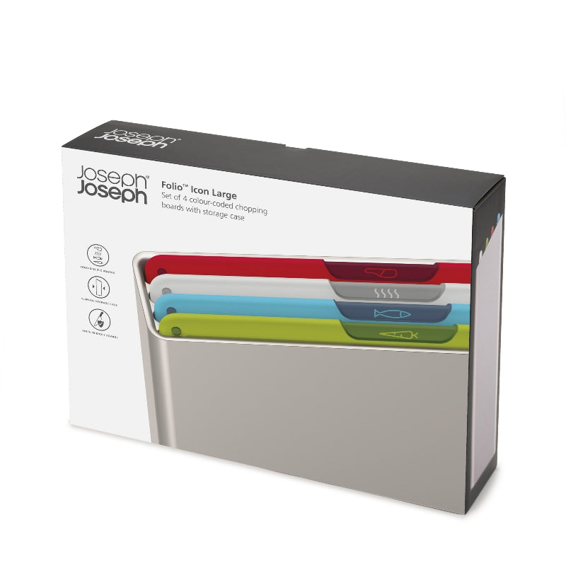 Joseph Joseph - Planches à découper Folio™ Icon (Lot de 4) - Grande taille