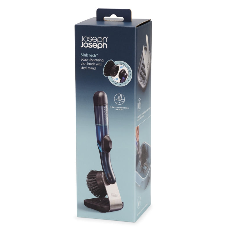 Joseph Joseph - Brosse à vaisselle distributeur de savon SinkTech™ et support 