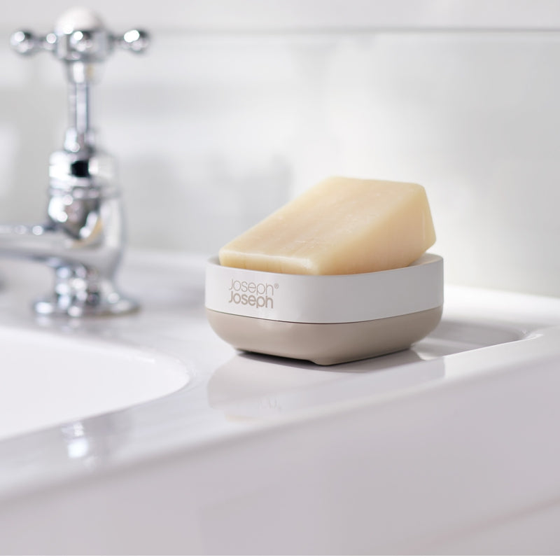 Joseph Joseph - Porte-savon compact Slim™ - Écru